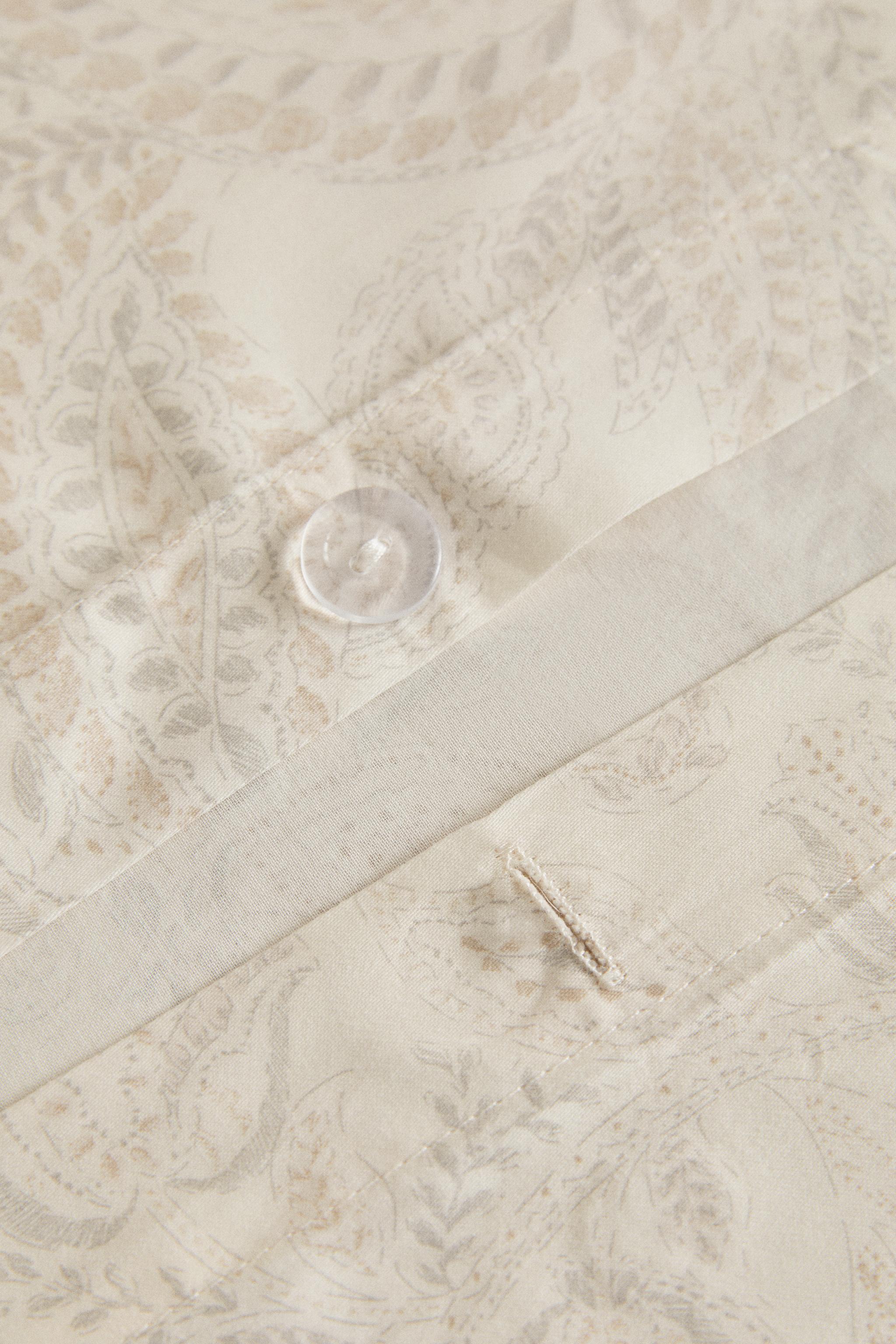 PAISLEY SATEEN DUVET COVER
